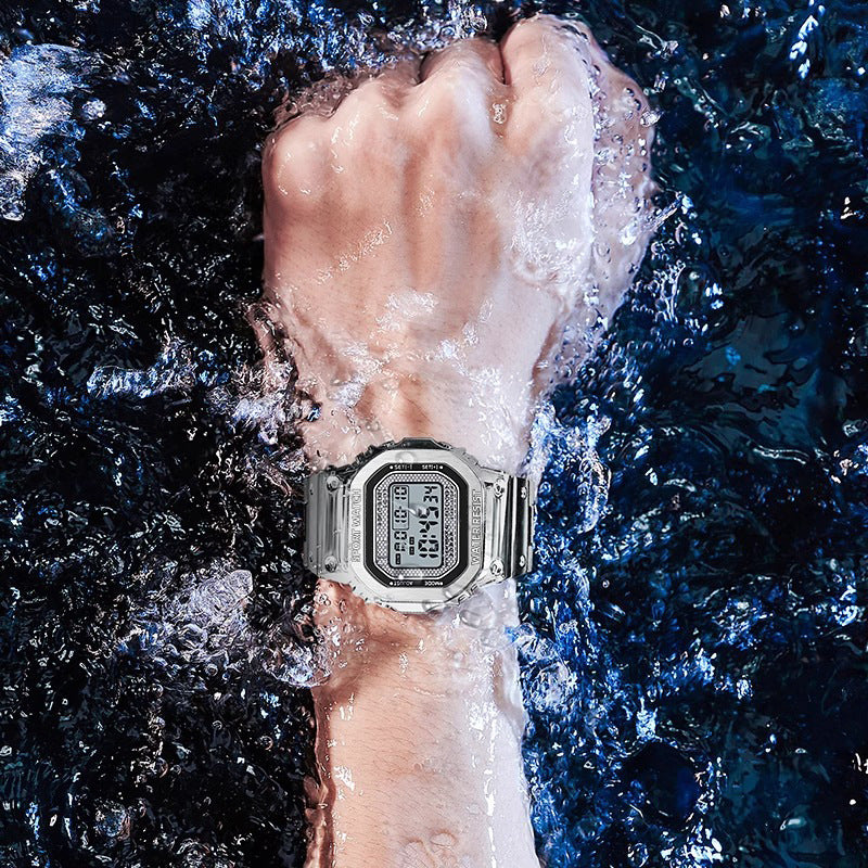 Retro Square Digital Watch