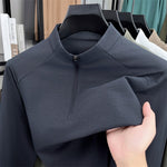 Half-Zip Long-Sleeve Top